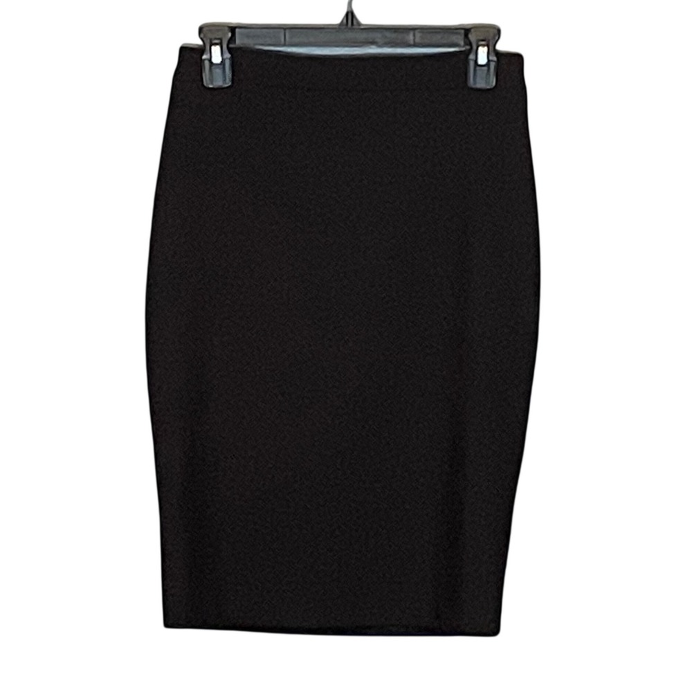 Christian Siriano New York Black Pencil Skirt 2 Business Stretch Skirt Bodycon